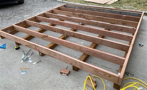 skid steer prep garage slab|shed skids plans.